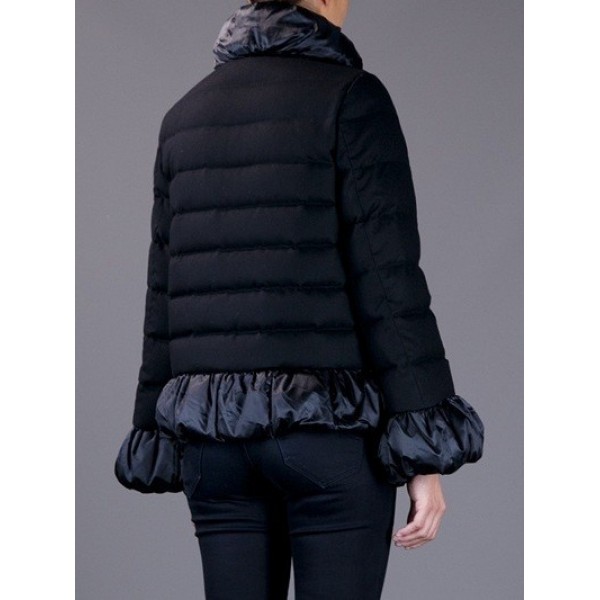 Moncler Donna Giù cappotto Bubble Decorazione scuro verde Outlet M1149